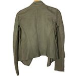 Lamarque Taupe Brenda Leather Moto Jacket S Photo 2