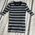 Who What Wear  • striped short sleeve ribbed knit top Photo 70
