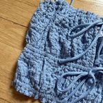 Garage  Blue Textured Tank Top Photo 1