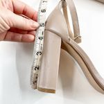 Steve Madden  Carrson Ankle Strap Suede Block High Heel Pumps Sandals Blush 7.5 Photo 3