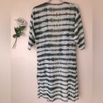 LuLaRoe  Shirley women’s Kimono White With Green Tie Dye Sheer Chiffon Size S Photo 4