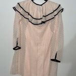 Maxsport light pink and black babydoll ruffle dress Size Small Photo 3