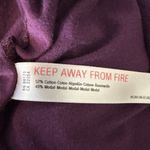 Free People Beach All Day Long Maxi Midi T-Shirt Dress Size M Purple Cotton Photo 8