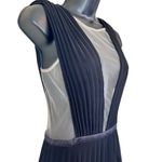 Bebe  PLEATED HIGH DOUBLE SLIT GOWN Photo 4