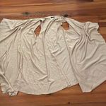 Magaschoni Beige Knit Open Cardigan Sweater Vest Womens Size Small? Lagenlook Photo 2