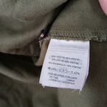 Madewell green button down skirt size 00 Photo 6