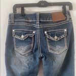 Almost Famous Blue Skinny Jeans with Distressed Details Photo 2