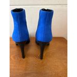 Bar III Dillard Suede Fabric Uppers Ankle Zip Up Boot Blue Size 7 Sku 2878 EUC Photo 10