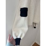 Urban Outfitters XS Sherpa Fleece Color block Crop Half zip Sweatshirt Photo 4