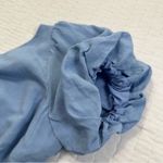 ASTR The Label Jelena Light Blue Backless Dress with Puff Sleeves Maxi Dress Size M Photo 12