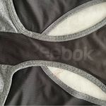 Reebok Raceback gray black athletic athleisure casual comfy sport bra, size M Photo 10