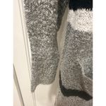 Mud Pie  Gray Striped Open Front Long Cardigan M/L Sweater Knit Pockets
Winter Photo 2