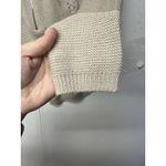 Women's Beige Zip Cable Knit Sweater Size S The New York Company Long Sleeve Photo 4