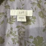 J Jill Blazer Size Large Green Lyocell Linen Blend Casual Jacket Lagenlook READ Photo 6