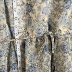 In The Style Elegant Floral Long Sleeve Dress with Tie Around Waist Photo 5