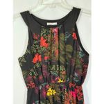 Lavand. Women's floral sheer overlay maxi tank dress size medium Red Photo 4