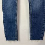 Free People  Reagan Distressed Button Fly Skinny Jeans 24 Photo 5