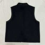 Dress Barn Vintage Black Harvest Whimsical Vest Size Large Photo 11