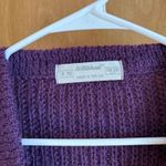 St Michael Vintage Deep Purple Mohair Blend Cardigan Sweater Button Front Medium Photo 2