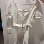 White jean dress Size M Photo 1