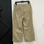 Gap  Women’s Hi Rise Lace Up Wide Leg Khaki Pants Size 10 Photo 4