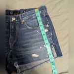 3x1  NYC Distressed Denim Shorts W2/27 Medium Wash Photo 8