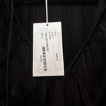 Ulla Johnson NEW Callista Silk Mini Dress Size 4 Black Long Sleeve Ruffle NWT Photo 5