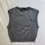 Notre Dame green blue gray white gingham pennant sweater vest Photo 8