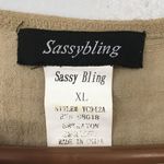 Sassy Bling • Sheer Tan Cover Up Size XL Photo 4
