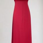 Liz Claiborne Early 2000's Whimsygoth Red Velvet Rose Bud Empire Prom Dress 8 M Photo 0