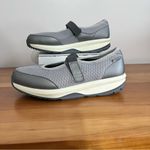 P.W. Minor Gray Mary Jane Strap‎ Slip On Sandals Shoes Womens 8 Photo 1
