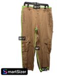 J Jill Wide Leg Crop Cargo Pants Size 14‎ NWT Tan Photo 8