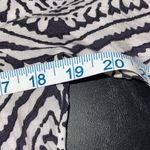 Fun2Fun  Women's 3/4 Sleeve Top Blouse Bohemian Geometric Tunic Black Size Medium Photo 6