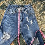 Bamboo  High Rise Distressed Skinny Jeans Women’s 0 Medium Wash Stretch Denim Photo 12