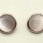 A New Day Stud Earrings Iridescent Gold Tone Nickle Free Photo 0