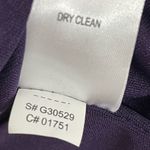 NWT MAIA Ruffle Hem Scuba Sheath Cocktail Dress‎ Size 8 in Plum Purple Photo 8