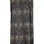 Vintage Choices Women’s Small Striped Crinkled Lettuce Hem Midi Skirt Side Slit Multiple Photo 0