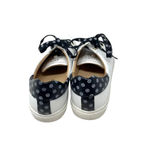 Jack Rogers Jack Rogers Rory Sneaker White Leather Black Floral Size US 10 Photo 4