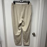 ZARA  Womens Cream Bone Sweatpant Joggers Size XL Extra Large 100% Cotton New Photo 1