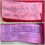 Goddess (42B) American VINTAGE 90s Red Hand Dyed Floral Lace Bustier Size undefined Photo 8