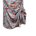 Eomenie One Piece Swimdress Swimsuits Tummy Control Orange Floral Print Medium Blue Photo 7