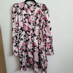 Bardot Pink Floral Wrap Mini Dress Photo 4