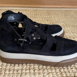 Free People Bodhi Fisher Sneakers Sandals Black Suede Women 11 Photo 0