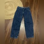 ZARA  Barrel Jeans dark wash $98 denim winter casual classic Photo 3