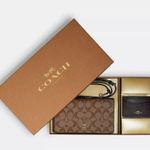 Coach Boxed Anna Foldover Clutch Crossbody And Card Case Set In Blocked c7354 Photo 0