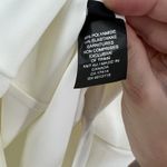 Marie Saint Pierre Ashes Dress Size 4 Asymmetrical Fine Scuba Mini Dress Pockets White Photo 11