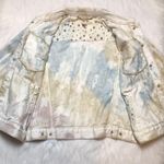 Pilcro Women’s Tie Dye Button-Up Jean Jacket Photo 4