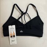 Alo Yoga NWT Sunny Strappy Bra Black Size XS Photo 3