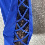 Papaya Womens Bright Blue Lace Cage Side Bodycon Dress - Size Small - Streetwear Photo 3