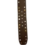 Faded Glory Bohemian Studded Tooled Brown Leather Unisex Belt L Photo 9